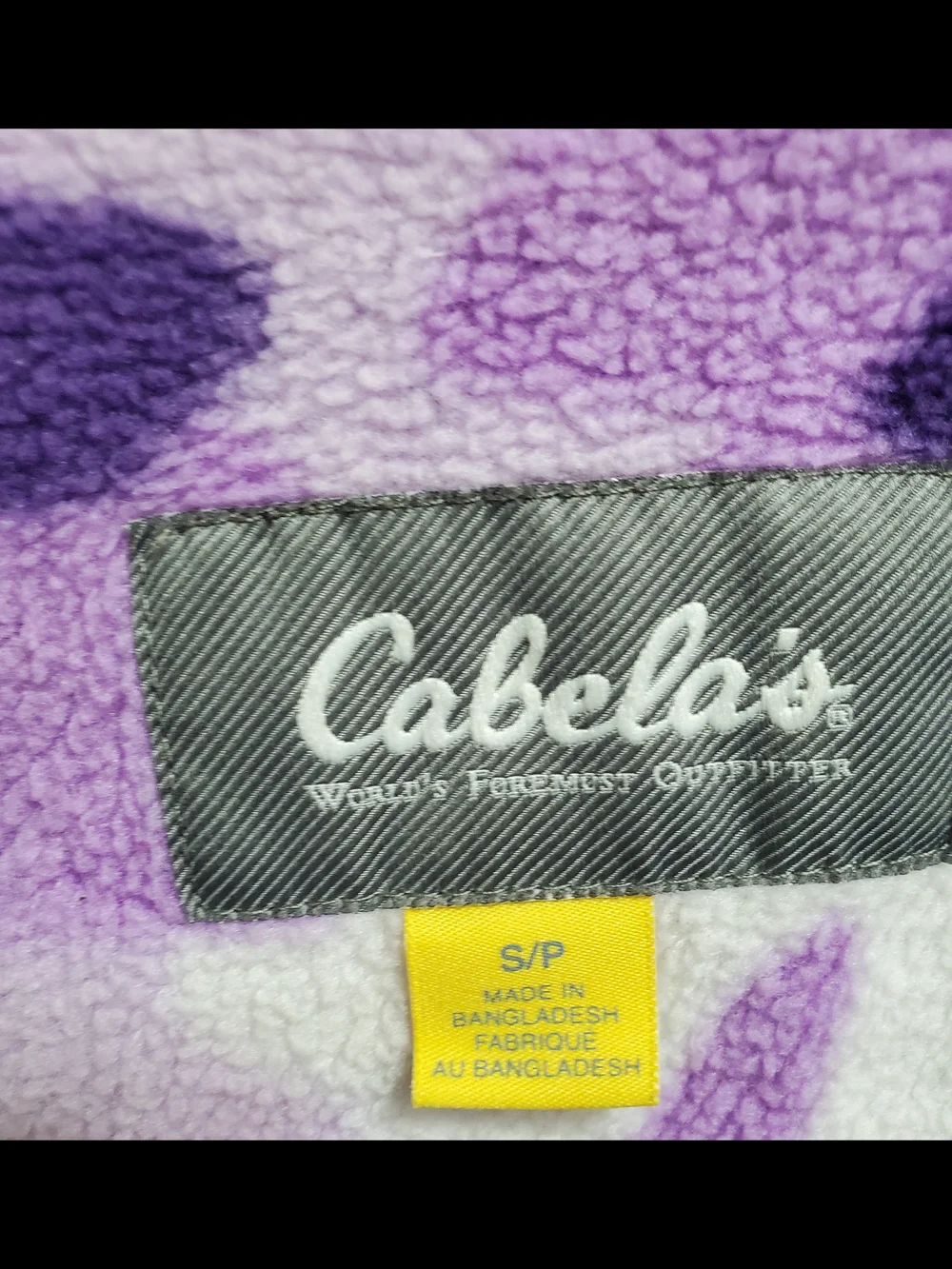 Cabelas bright purple